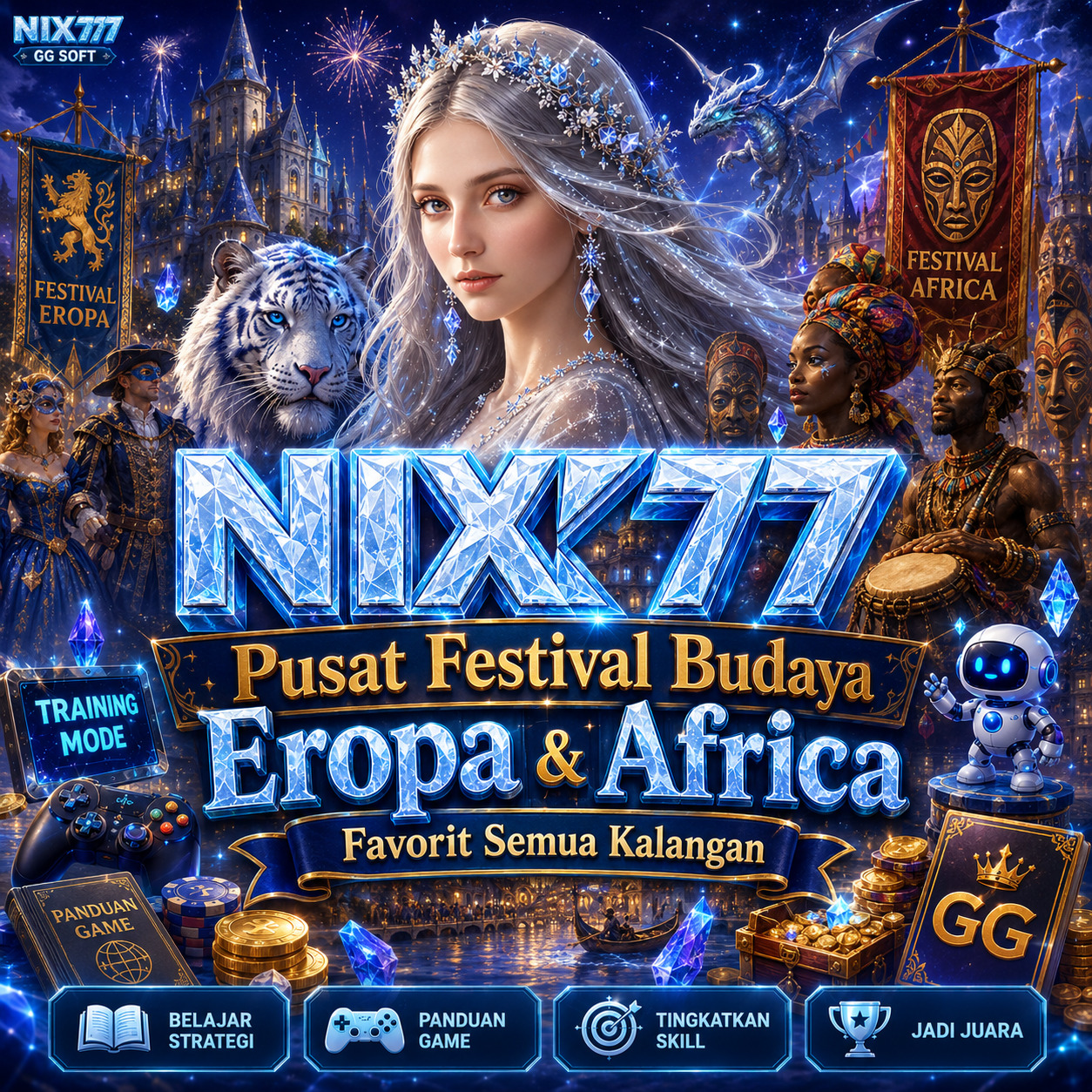 NIX77 | Pusat Festival Budaya Eropa & Africa Favorit Semua Kalangan